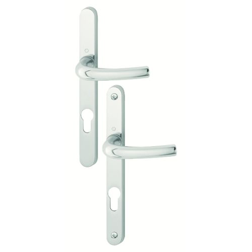 Ensemble Tokyo double béquille clé I pour cylindre européen entraxe à 92 finition argent - HOPPE - 1808731