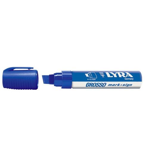 Marqueur GROSSO bleu - LYRA - L4030051