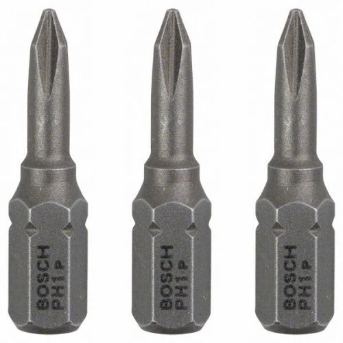 3 embouts de vissage extra dur PH2 25mm - BOSCH - 2607001511