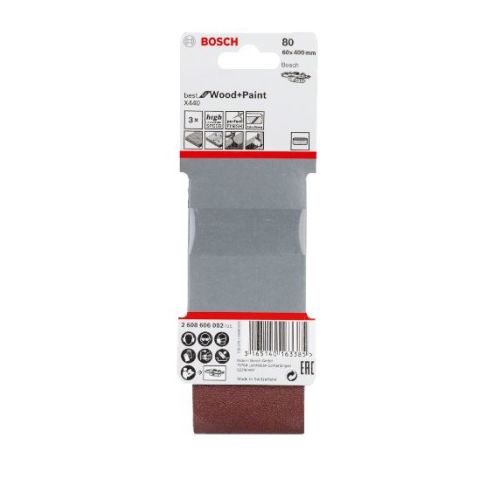 Bande abrasive pour ponceuses X440 Best for Wood and Paint grain 40 - BOSCH - 2608606129