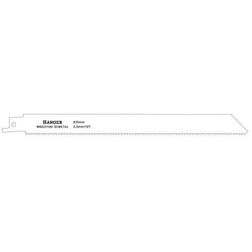 Lames de scie sabre MM22510Bi L 225mm pour bois et métal - HANGER - 150302