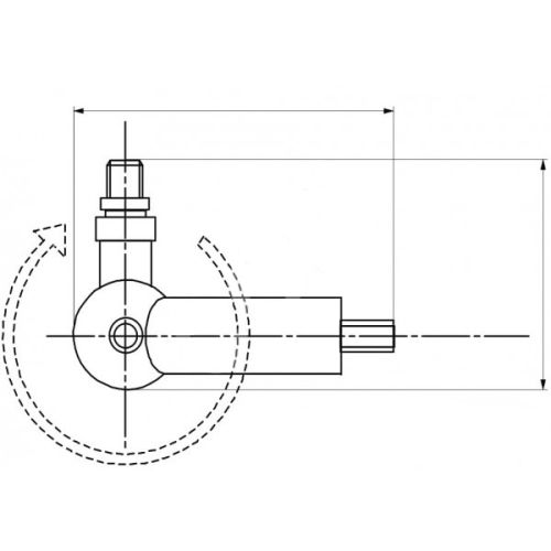 Renvoi d'angle 360° porte-embout - CORI - RADAQV360