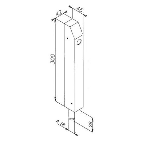 Electro verrou Gate lock à rupture 24VDC - OPERA - 28710