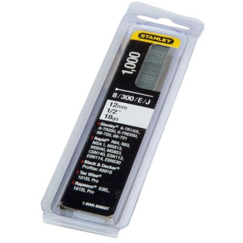 Boîte de 1000 clous 12mm type J - STANLEY - 1-SWK-BN050T