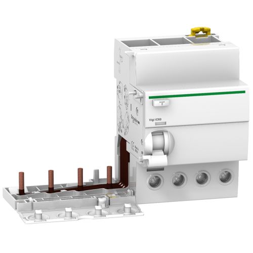 Bloc différentiel ACTI9 Vigi iC60 4P type AC 63A 300mA - SCHNEIDER ELECTRIC - A9V14463