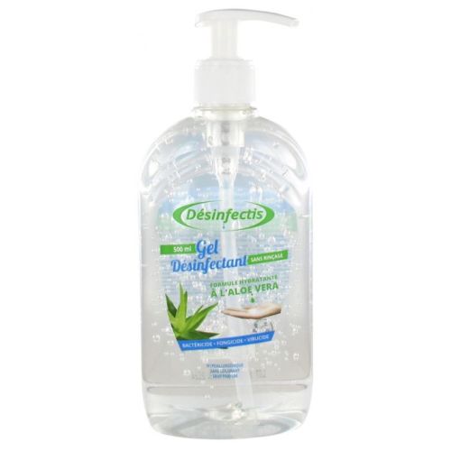 Gel désinfectant sans rinçage 500ml - Désinfectis