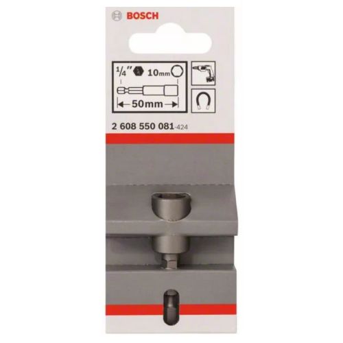 Douille de serrage magnétique 1/4'' 50 x 10mm - BOSCH - 2608550081