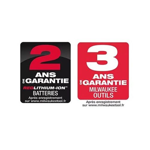 Pack 2 batteries M12 NRG-201 12V 4Ah - MILWAUKEE TOOL - 4933459211