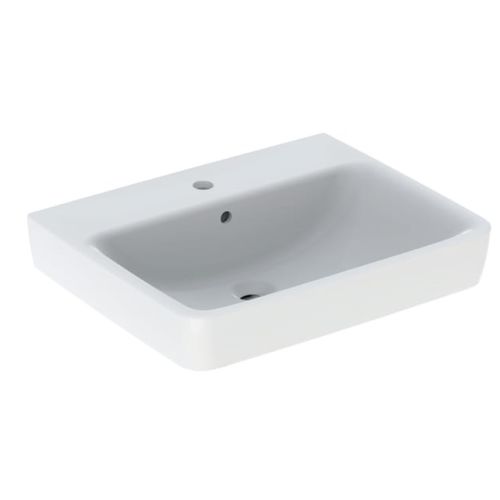 Lavabo blanc RENOVA 60x48cm avec trop-plein - GEBERIT - 222260000