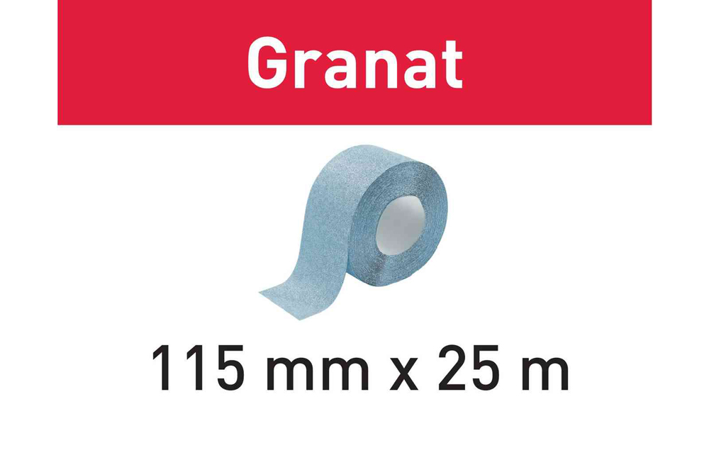 Abrasif en rouleau GRANAT 115x25m P80 GR - FESTOOL - 201105