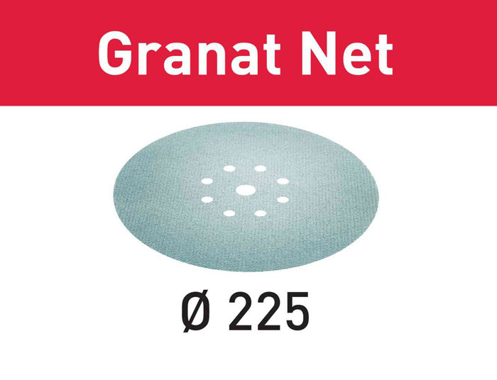 Abrasif maillé GRANAT STF D225 P120 GR NET/25 Net - FESTOOL - 203314