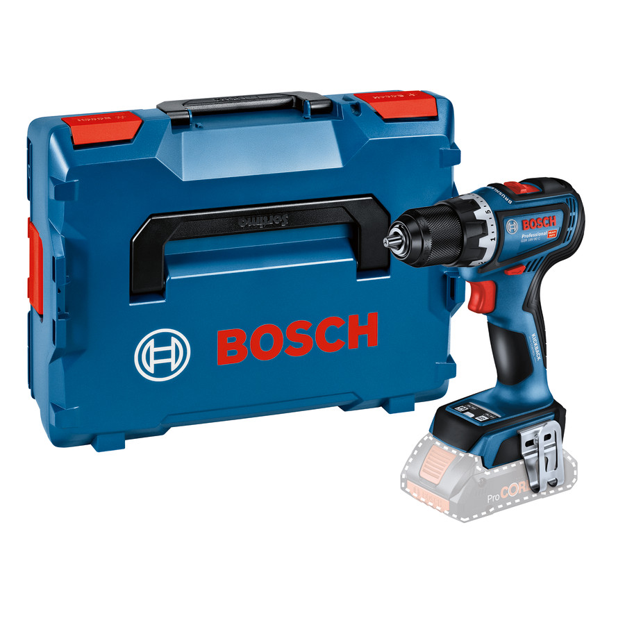 Perceuse visseuse 18V GSR 18V-90 C (sans batterie ni chargeur) + coffret L-BOXX - BOSCH - 06019K6002