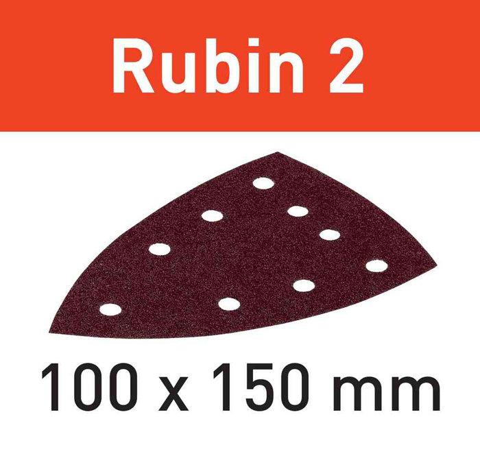 Abrasif RUBIN 2 STF DELTA/9 P60 RU2/50 - FESTOOL - 577572