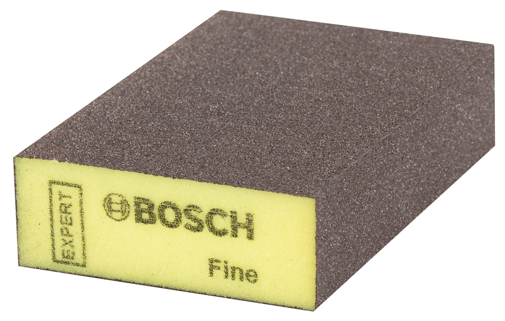 Éponge abrasive pavé Expert 69x97x26mm fin expert pour ponçage en mousse - BOSCH - 2608901170