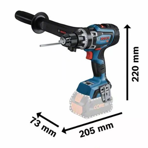 Perceuse visseuse 18V GSR18V-150 C Biturbo + 2 batteries 8.0Ah + chargeur + L-BOXX - BOSCH - 06019J5005