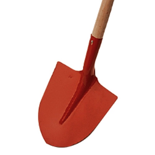 Pelle de jardin ESSENTIEL ronde à col de cygne 27cm manche bois pomme brut poncé 1000mm - MERMIER - 985112