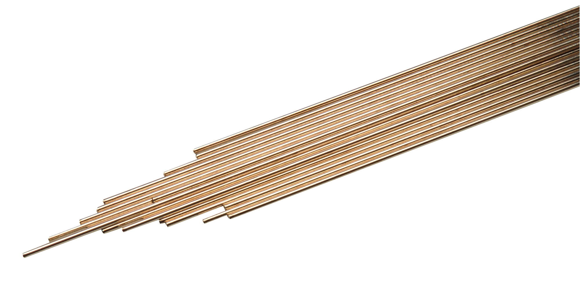 Une baguette métal d'apport en acier cuivré 2,5 mm - CASTOLIN - 73350 25 U