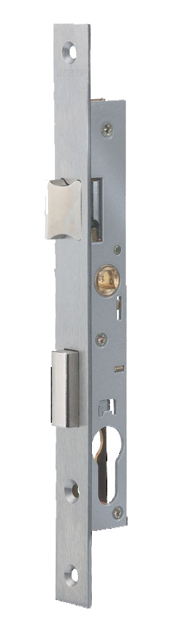 Serrure monopoint à larder cylindre pêne dormant demi-tour longueur 21mm - STREMLER - 2460.21.0