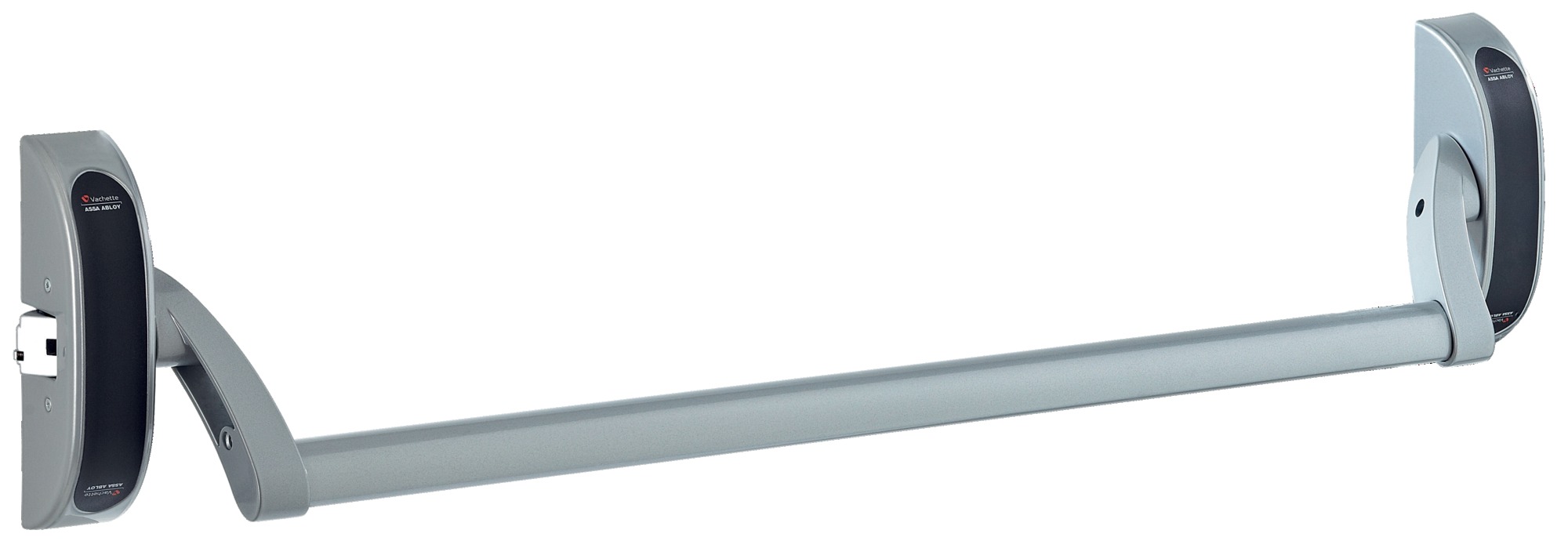 Fermeture antipanique Cross-bar 1 point longueur 1000mm CFPF gris - VACHETTE - 18368000