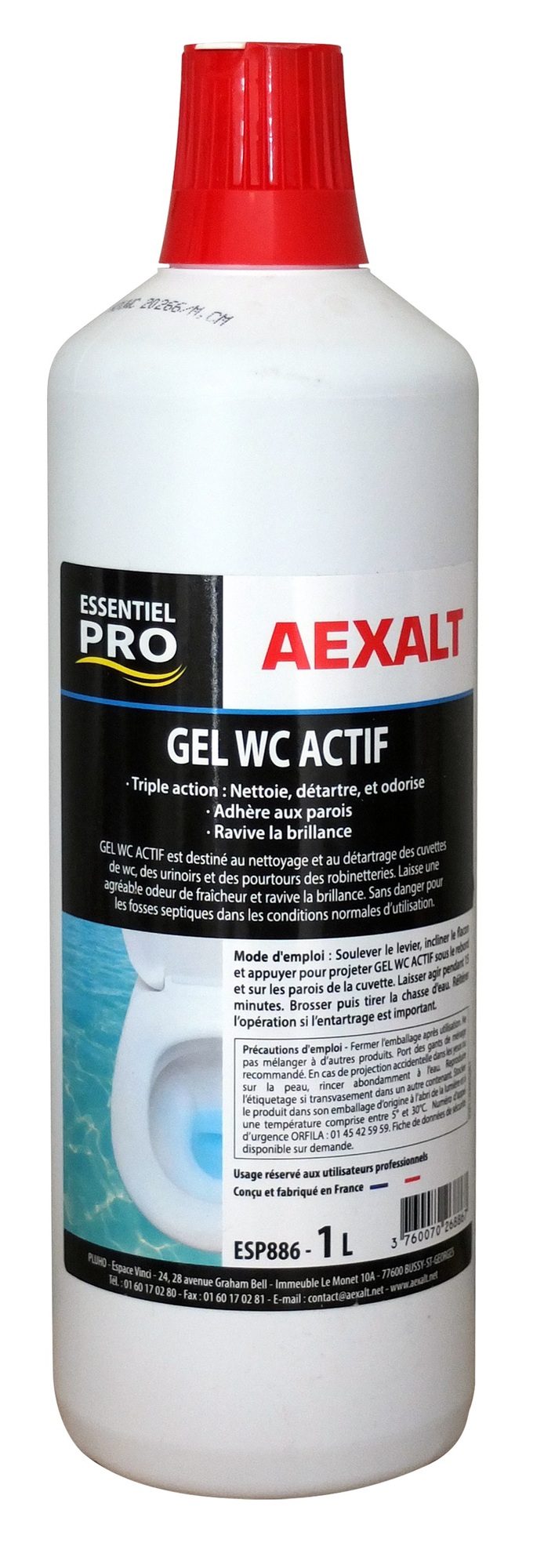 Gel WC ESP bidon de 1L - AEXALT - ESP886