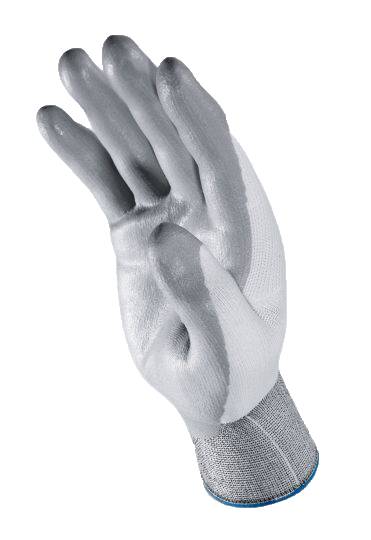 Gants tricotés PHYNOMIC FOAM enduit mousse aquapolymère gris/gris foncé T10 - UVEX - CT10