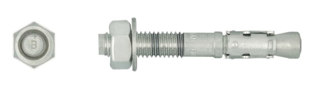 Goujons d'ancrage inox A4 pour béton non fissuré 8X75 boîte de 100 - RAWL - R-XPTIIA4-08075/10