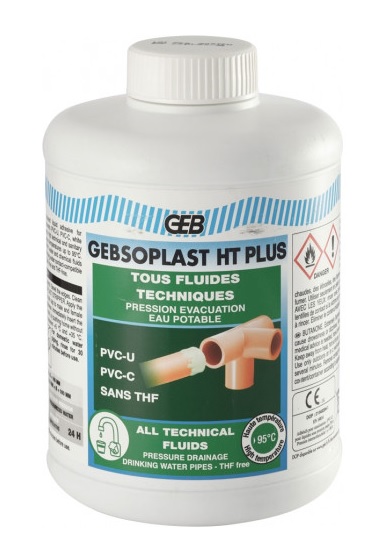 Colle PVC Gebsoplast HT Plus 250ml - GEB - 504855