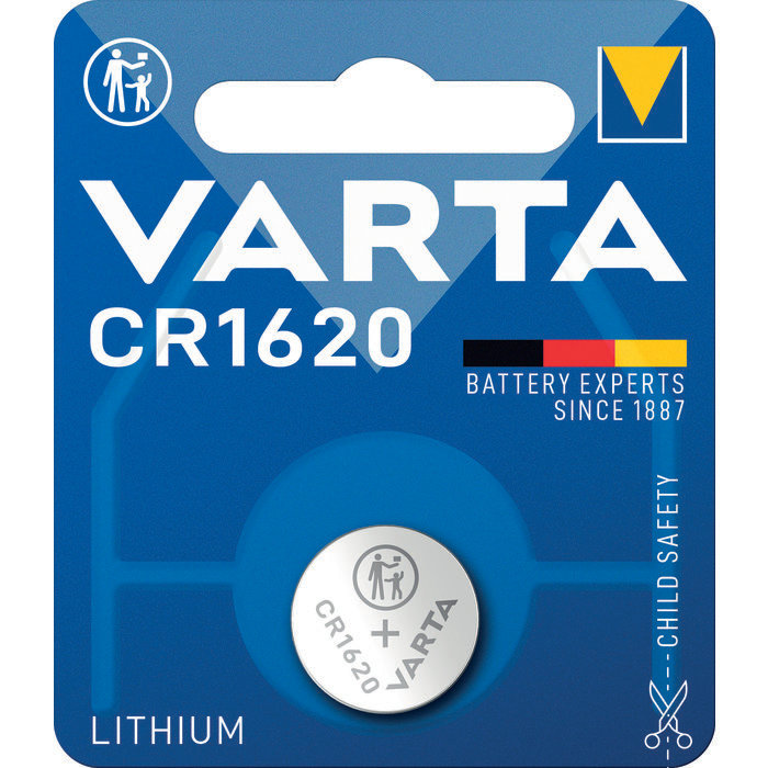 Pile bouton lithium 3V CR1620 - VARTA - 6620101401