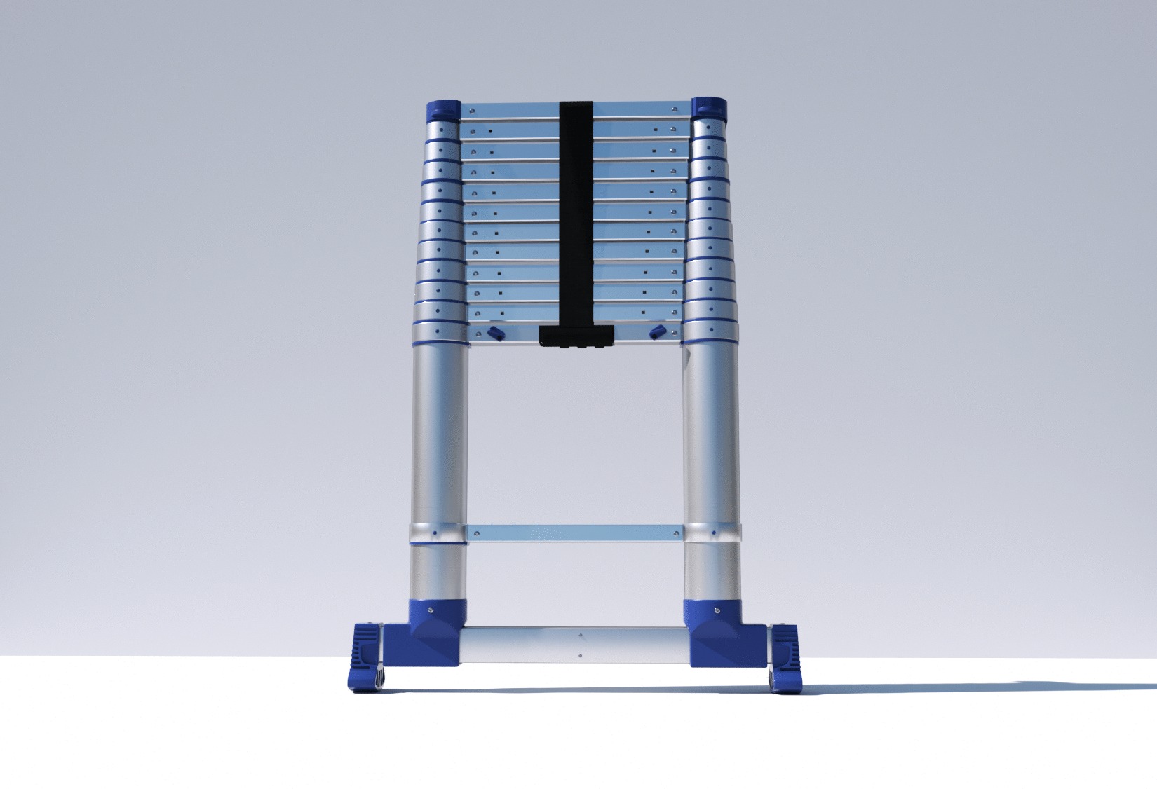 Echelle télescopique aluminium 3,80m X-TENSO 2 - TUBESCA-COMABI - 00094838