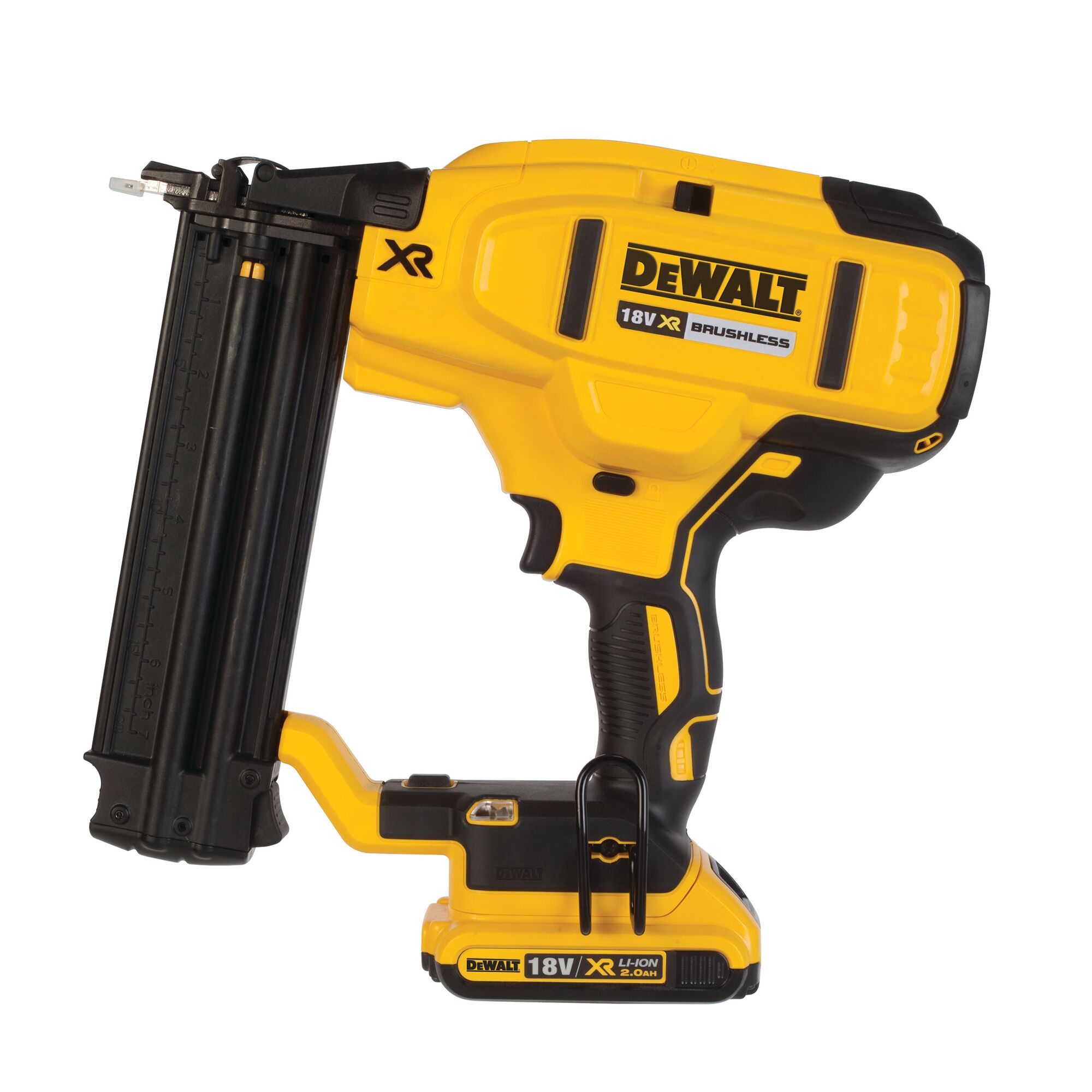 Cloueur de finition 18V XR 18Ga Brushless + 2 batteries 2Ah + chargeur + coffret - DEWALT - DCN680D2-QW