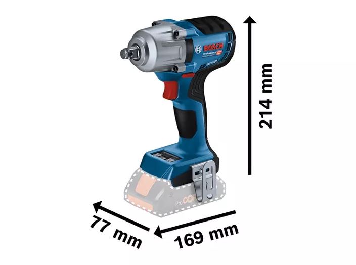 Boulonneuse 18V GDS 18V-450 HC Professional (sans batterie ni chargeur) - BOSCH - 06019K4000