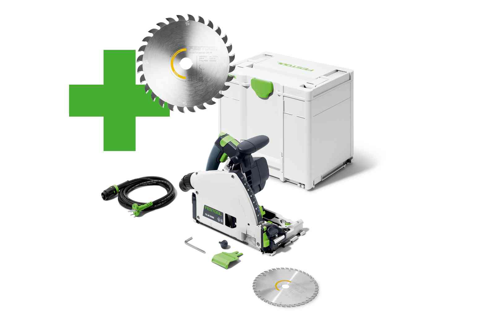 Scie plongeante 1500W TS 60 K-Plus Master Edition + Systainer - FESTOOL - 577847