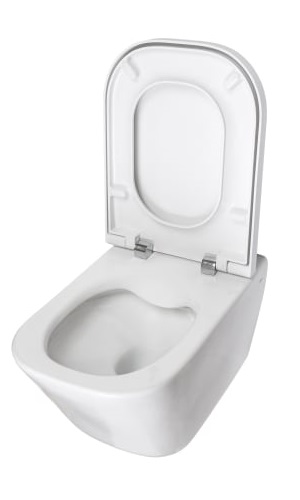 Pack WC carré cuvette et abattant THE GAP SQUARE - ROCA - A34H47L000