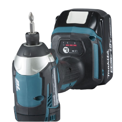 Visseuse à chocs 18V + 2 batteries 5Ah + chargeur + coffret MAKPAC - MAKITA - DTD154RTJ