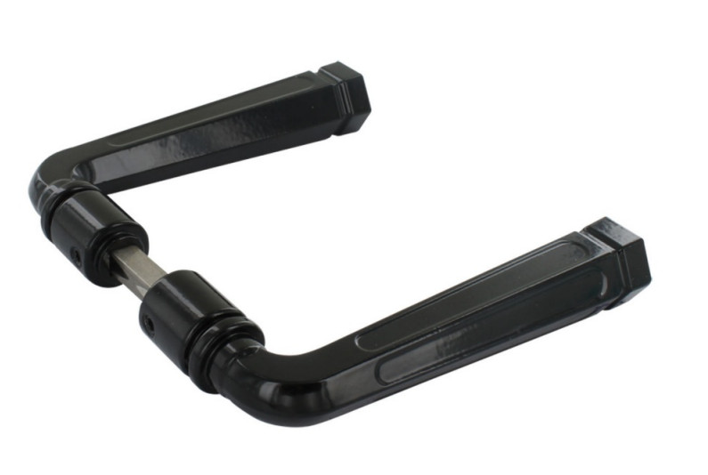 Béquilles doubles rustique alu noir pour épaisseur 30mm axe 60mm - THIRARD - JE392001