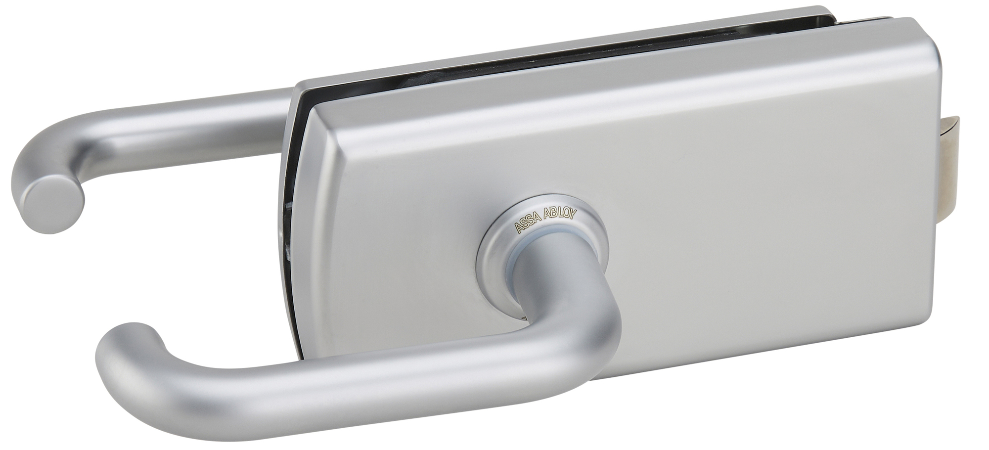 Serrure de milieu bec de cane béquille à déport LAGUNE 19mm chromé mat - STREMLER - 4381.31.0