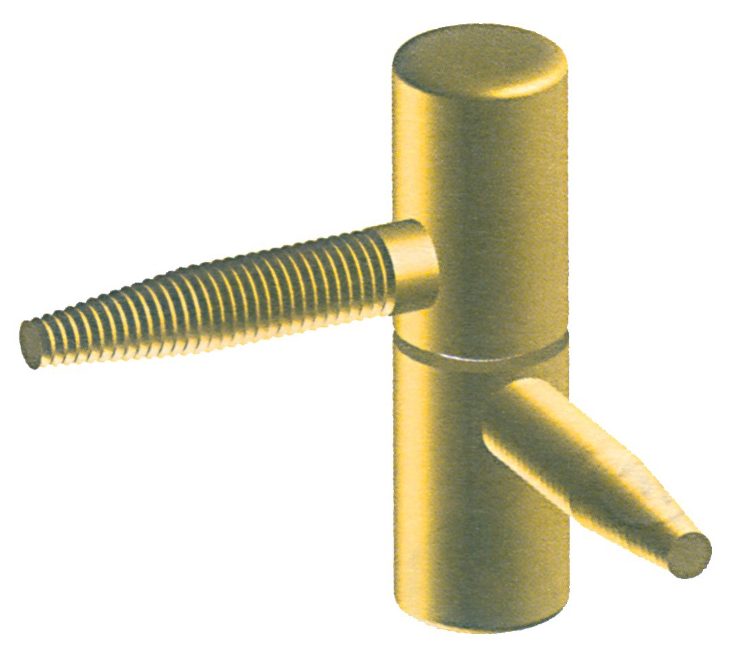 Fiche à visser acier zingué diamètre 13mm pièce - MONIN - 651550