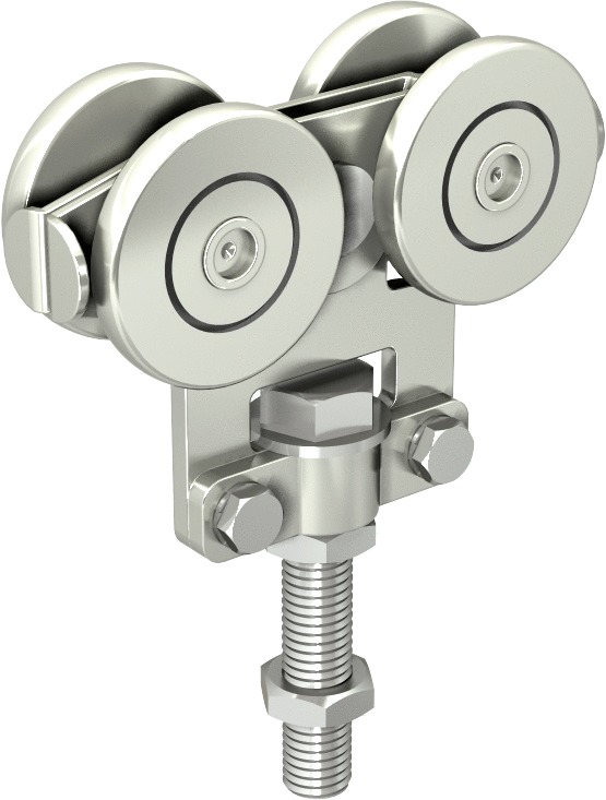 Boite de 2 montures galets à billes acier - MANTION - 2265A X 2