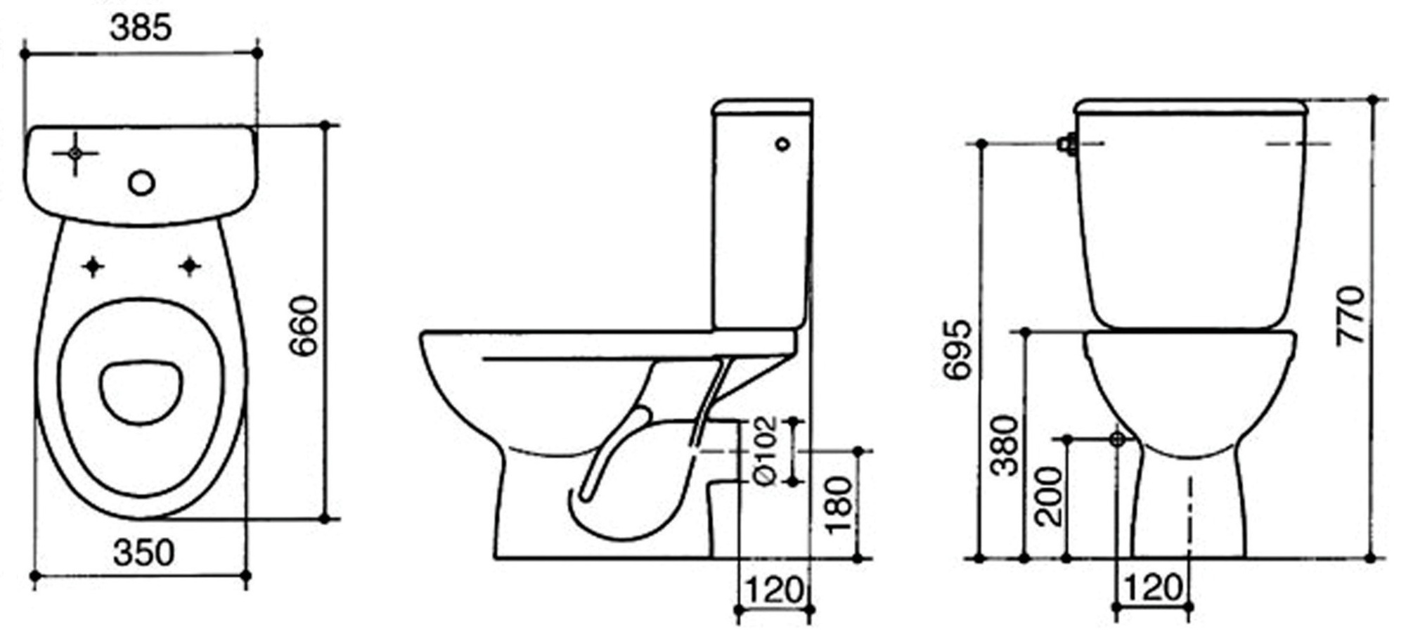 Pack WC sophia - ROCA - TNP0000300000001