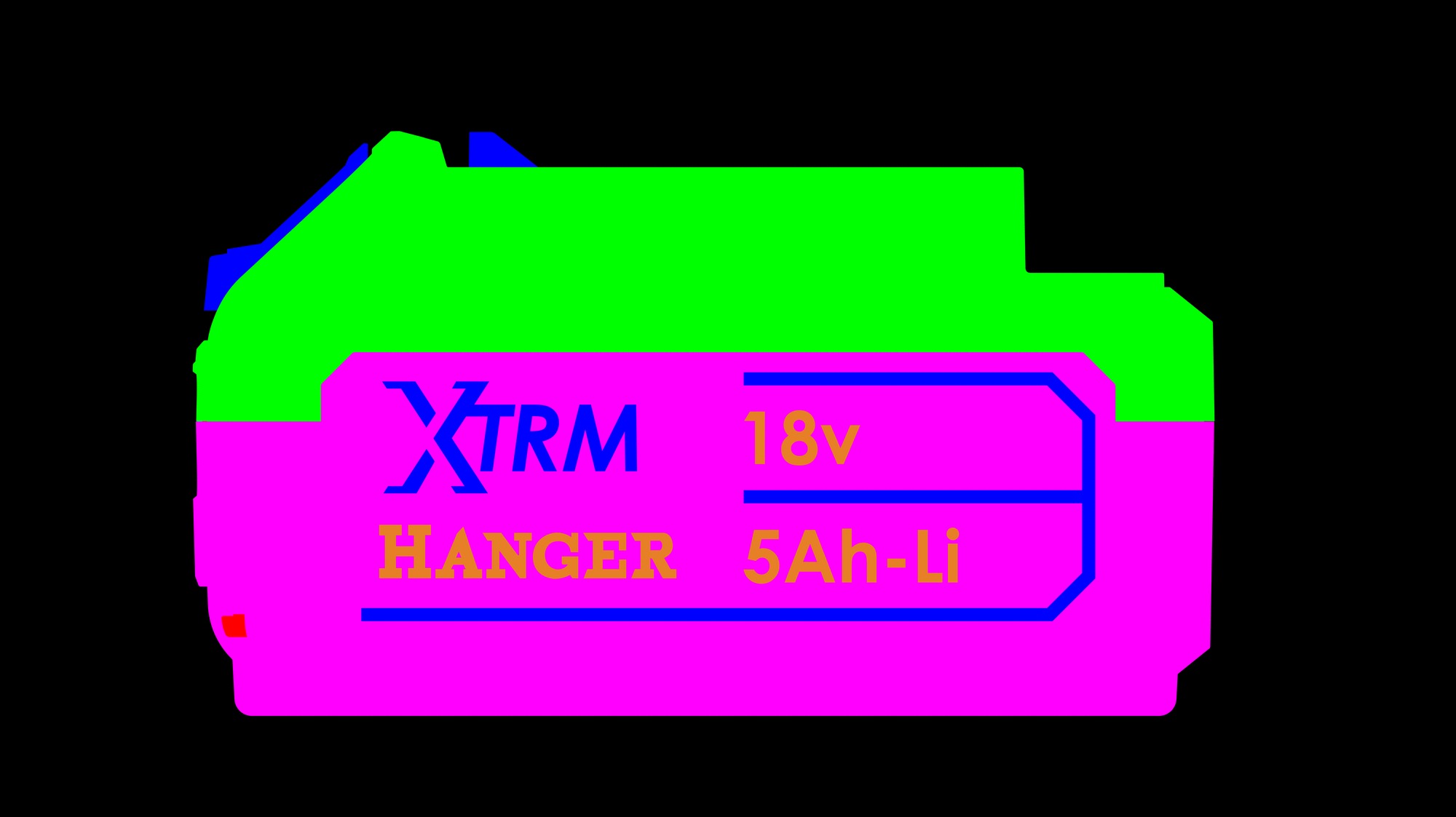 Batterie 18V 5Ah BX18-5 - HANGER - 407003