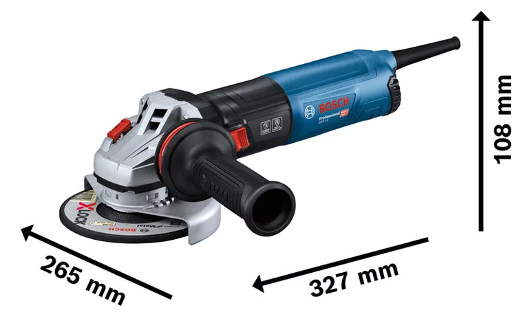 Meuleuse d'angle 1400W GWS 14-125 S 125mm en coffret - BOSCH - 06017D0101