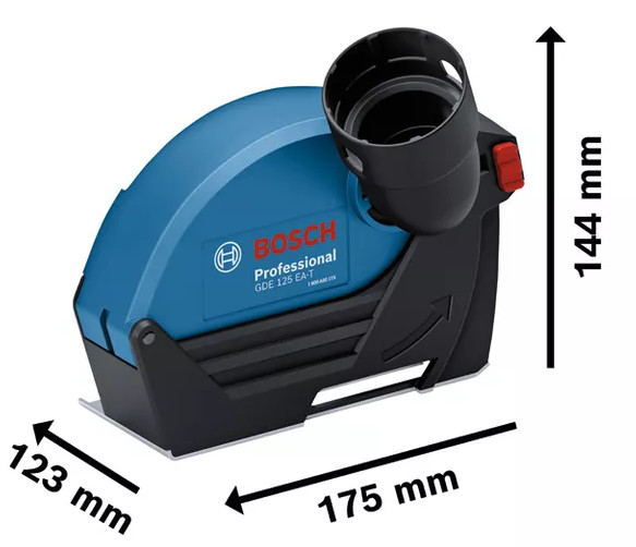 Carter GDE 125 EA-T diamètre 125mm profondeur de coupe 25mm - BOSCH - 1600A003DJ