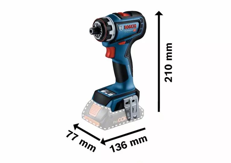 Perceuse-visseuse 18V GSR 18V-90 FC Professional + 2 batteries + chargeur + coffret L-BOXX 136 - BOSCH - 06019K6200