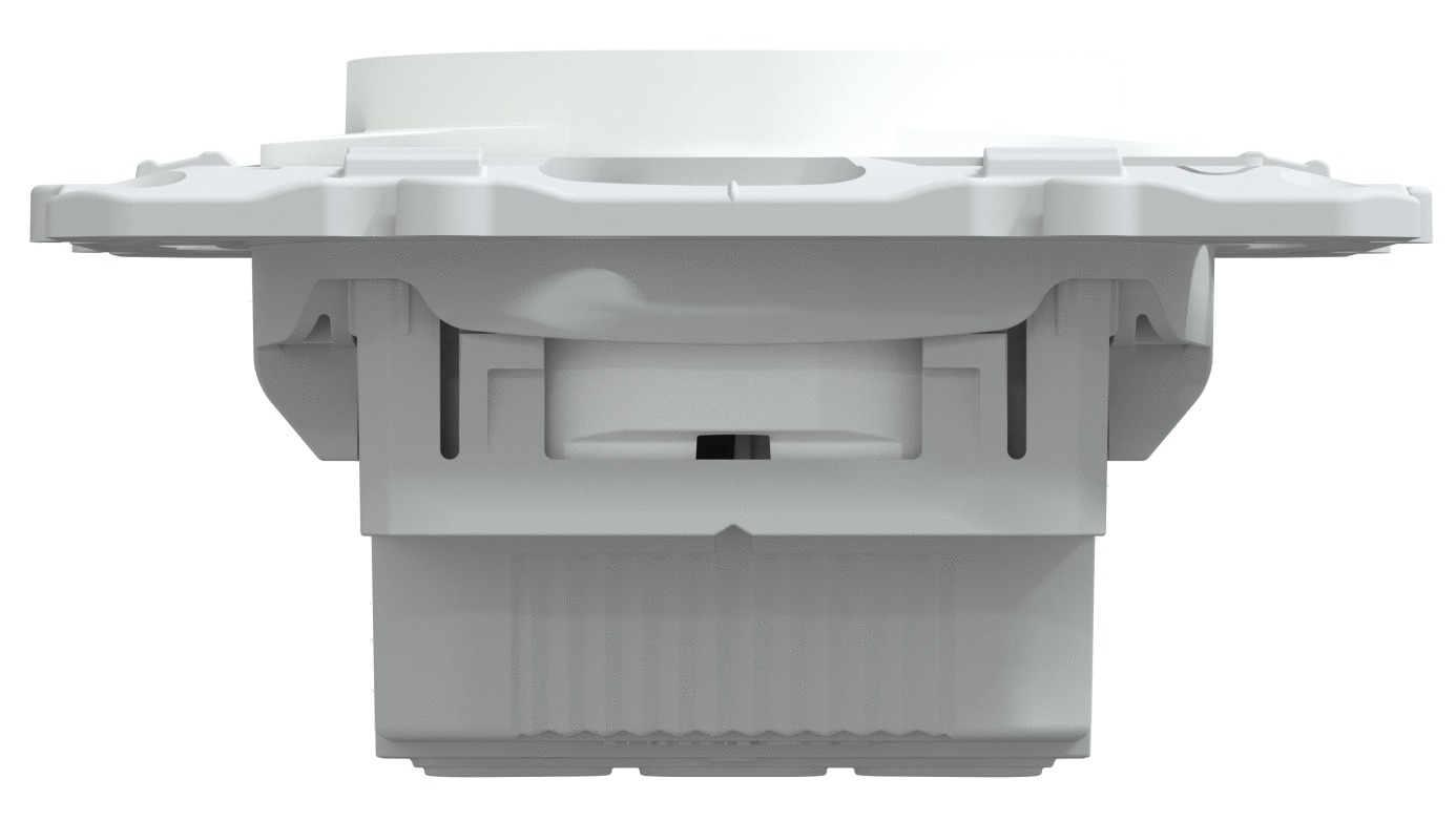 Prise de courant OVALIS 2P+T 16A affleurant bornes automatiques blanc - SCHNEIDER ELECTRIC - S320052