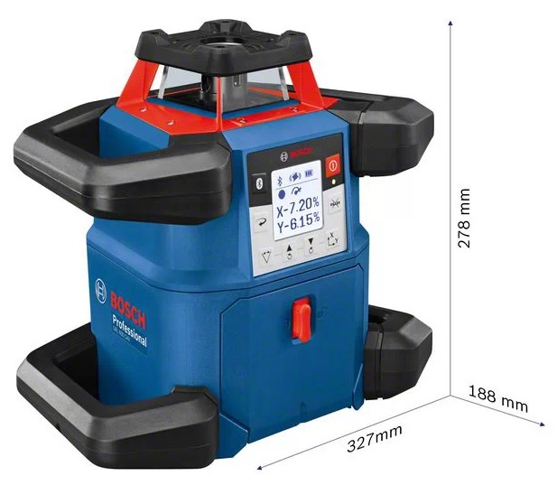 Laser rotatif 18V GRL 600 CHV + 1 batterie Procore 4Ah + chargeur + coffret standard - BOSCH - 06159940P5