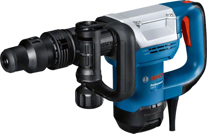 Marteau-piqueur SDS-Max 1100W GSH 5 Professional 7,5 J + coffret de transport - BOSCH - 0611338700