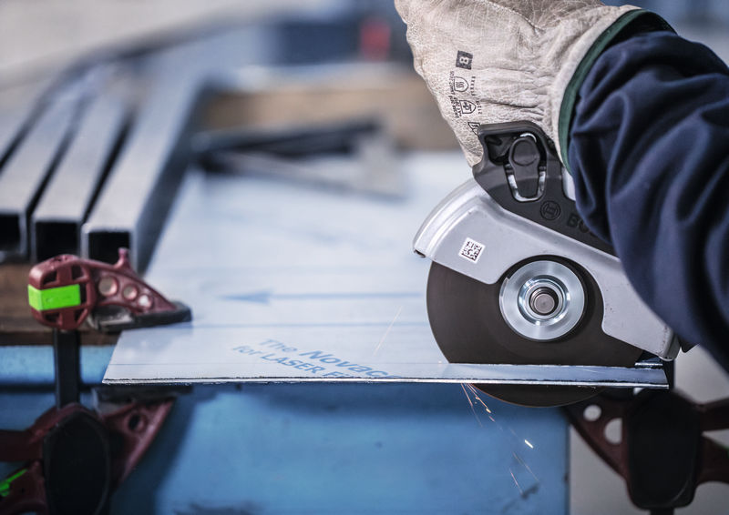 Disque à tronçonner métaux et inox 125x1x22,23mm plat OSA - BOSCH - 2608600549