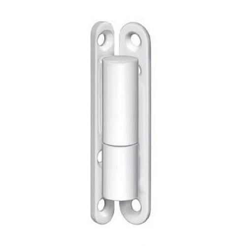 Paumelle pour menuiserie PVC blanc hauteur 83mm pièce - MONIN - 654200