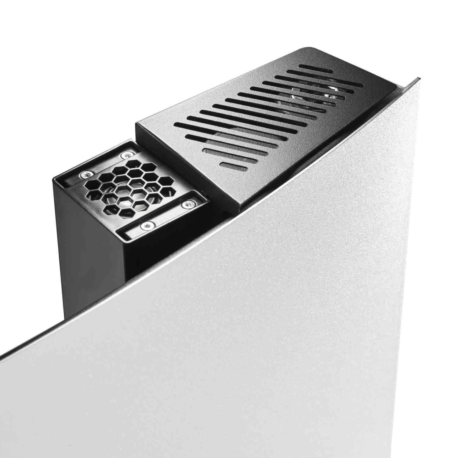 Sèche-serviettes SERENIS PREMIUM connecté soufflant mat à droite 750 + 1000W blanc carat - ATLANTIC - 850659