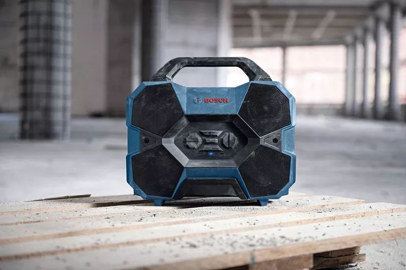 Enceinte bluetooth de chantier 18V GPB 18V-6 C (sans batterie ni chargeur) + carton - BOSCH - 06014A6000